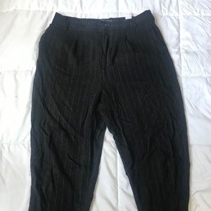 Zara Pinstripe Cropped Pant